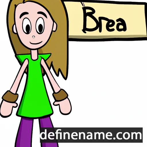 Brea cartoon