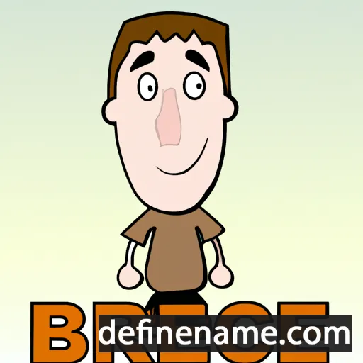 cartoon of the name Breece