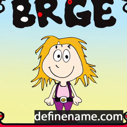 Bregje cartoon