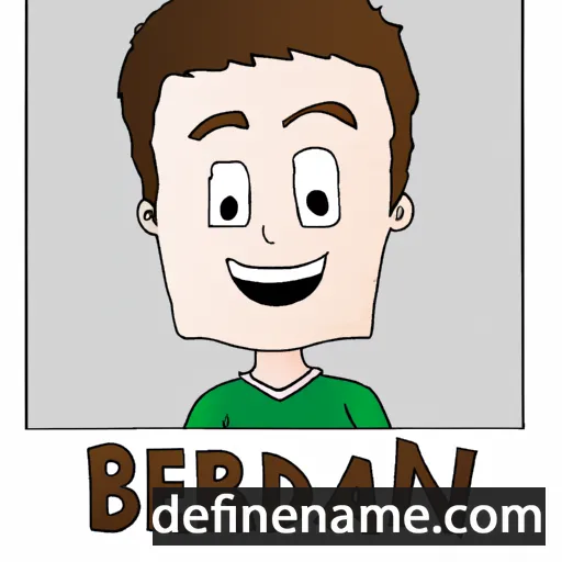 Brendán cartoon