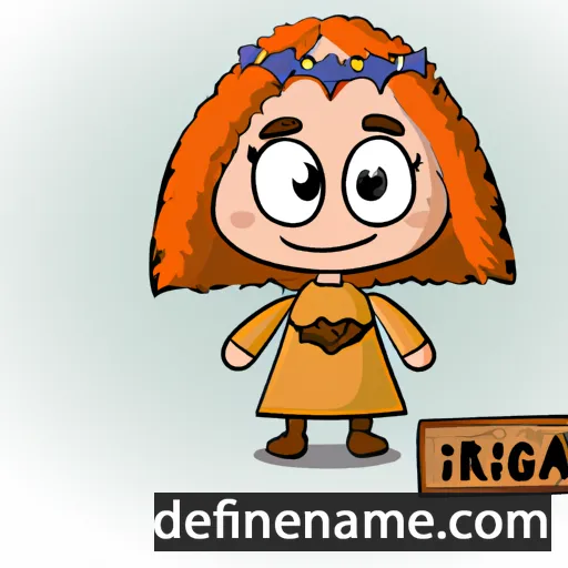 Brígiða cartoon