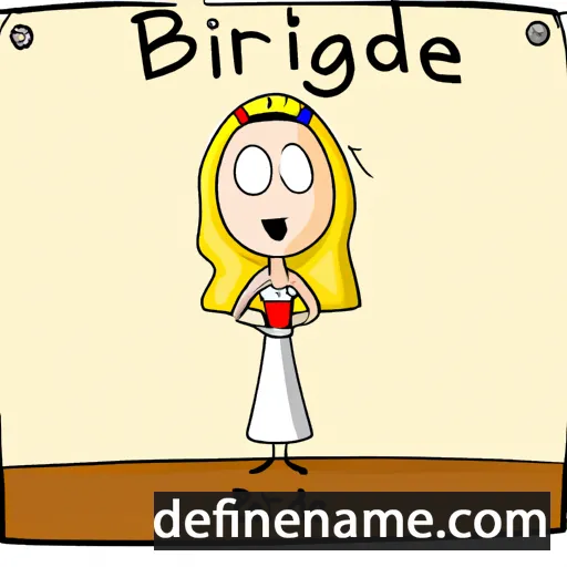 Bridgit cartoon