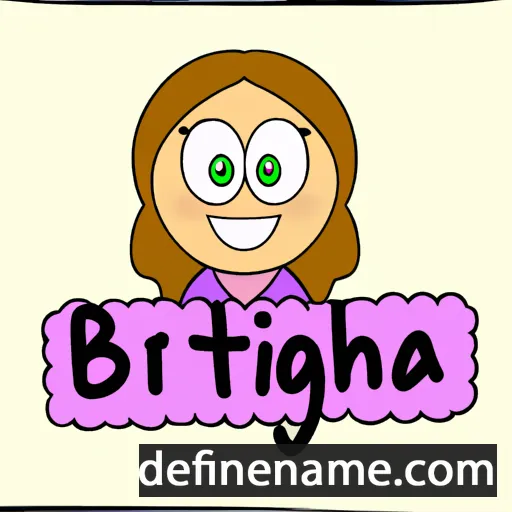 Brigitha cartoon