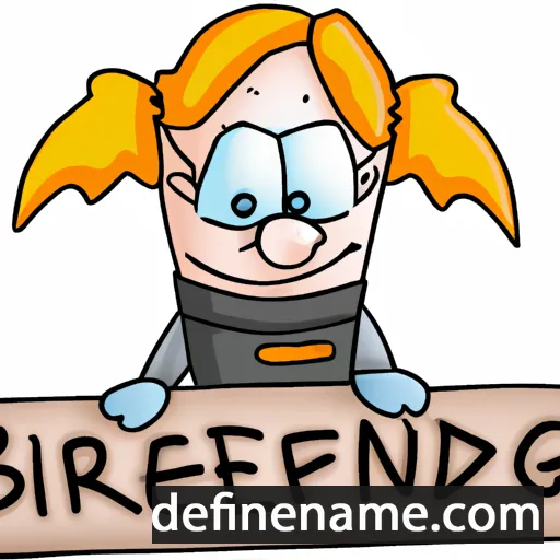 Bringfriede cartoon