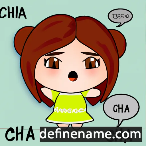 cartoon of the name Chika