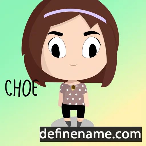 Chloé cartoon