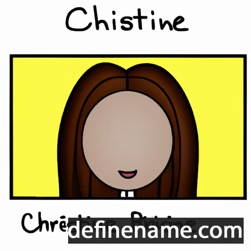 Chrizanne cartoon