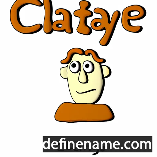 Clay cartoon