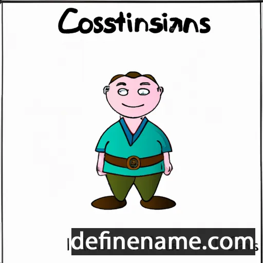 Constans cartoon