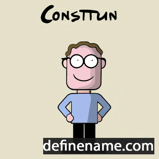 Constantijn cartoon