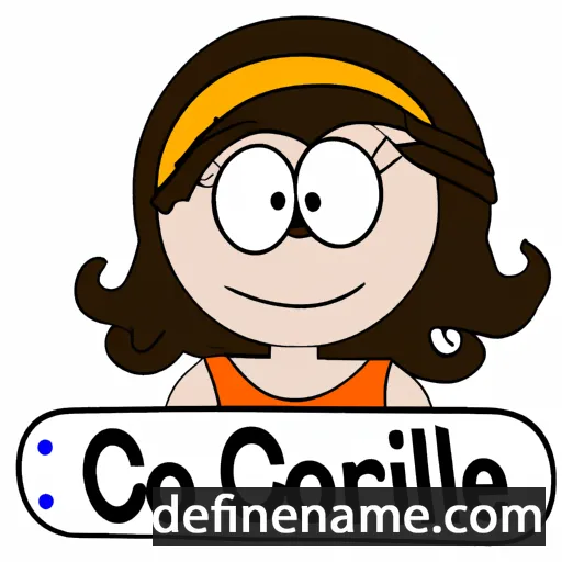 Coralie cartoon