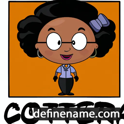 Coretta cartoon