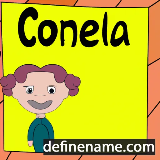 Cornelia cartoon