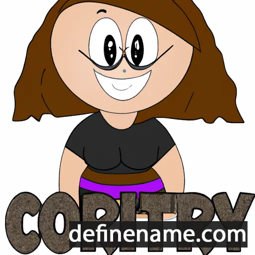 Cortney cartoon