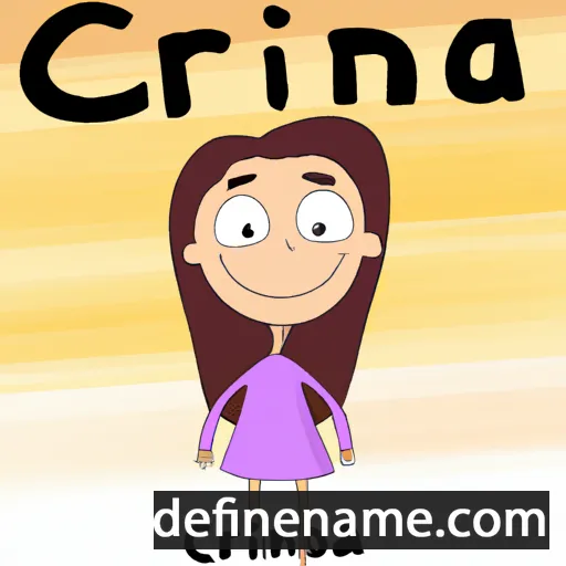 Crina cartoon