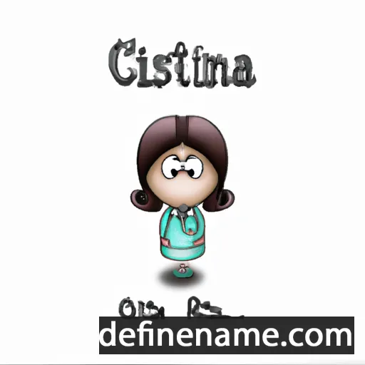 Cristina cartoon