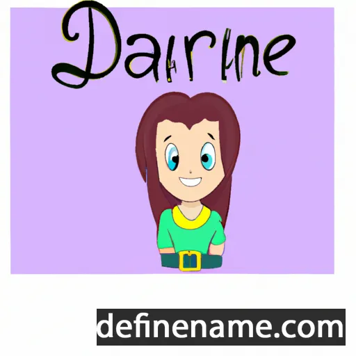 Dáirine cartoon