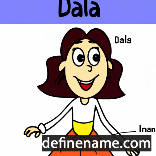 Dalila cartoon