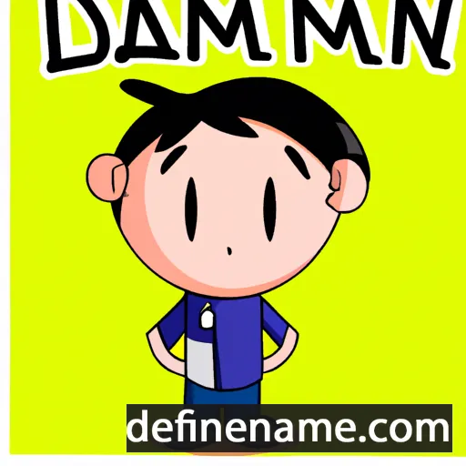 Damián cartoon