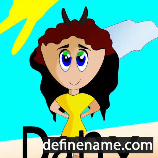 Daniyah cartoon