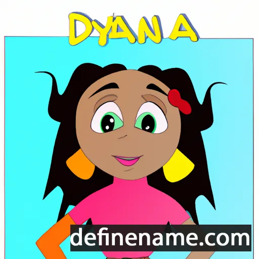 cartoon of the name Danya