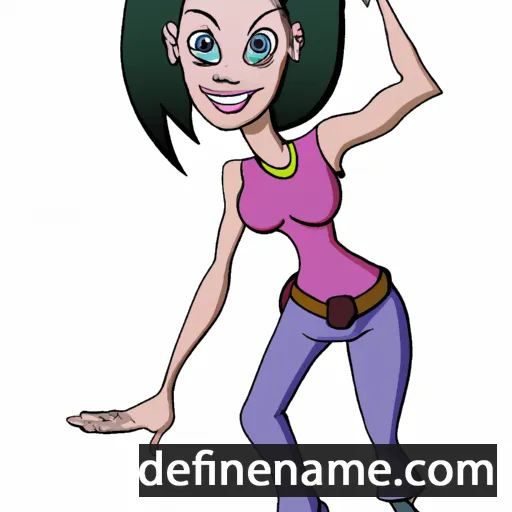 cartoon of the name Dara