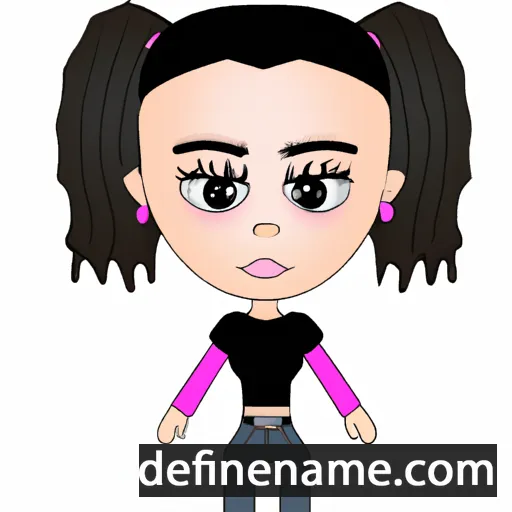 cartoon of the name Darina