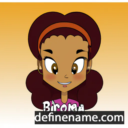 Brionna cartoon