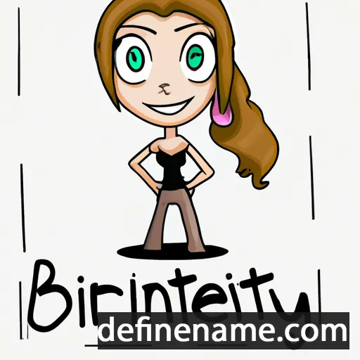 Brittaney cartoon