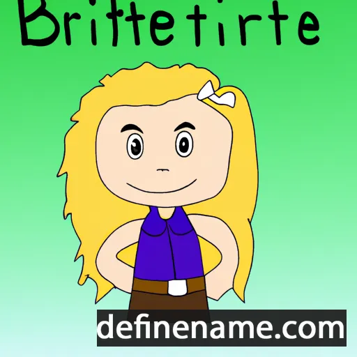 Brittenie cartoon