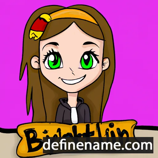 Brittlynn cartoon