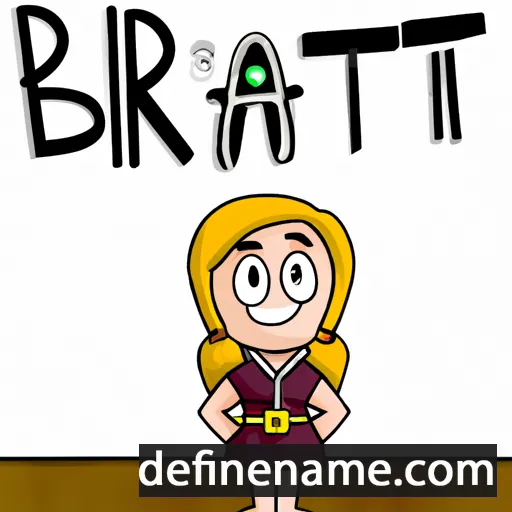 Brittmari cartoon