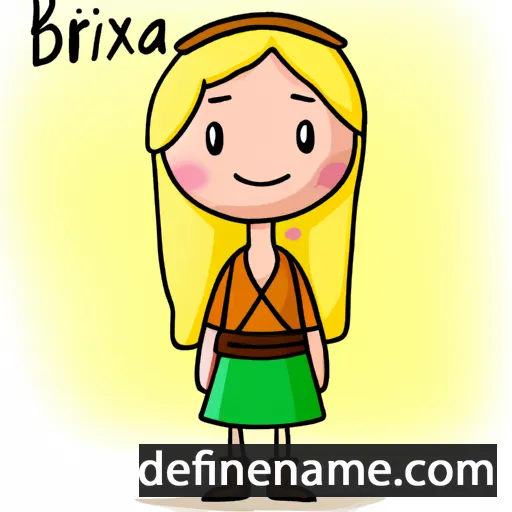 Brixia cartoon