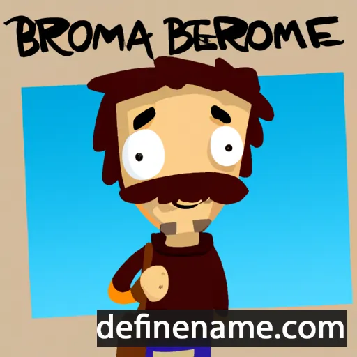 Bromero cartoon