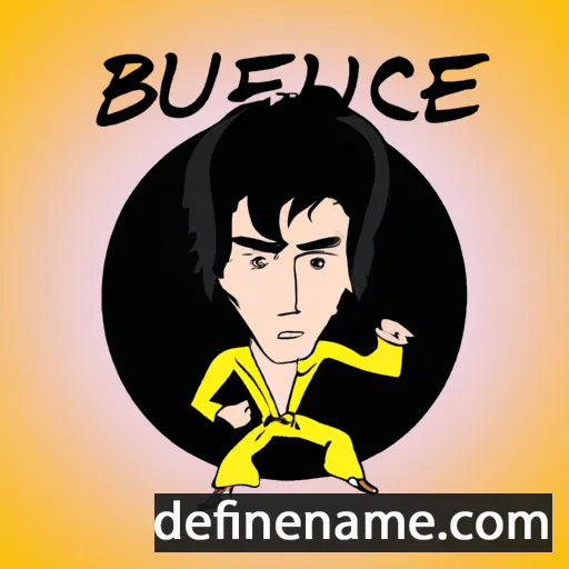 Brucelee cartoon