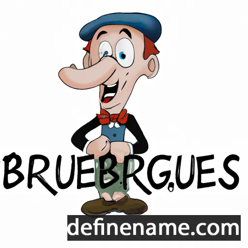 Brugués cartoon