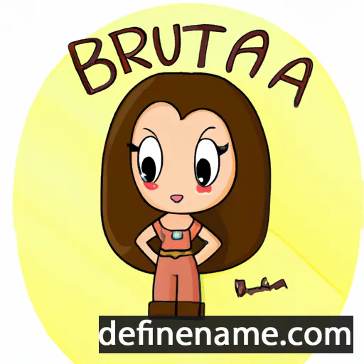 Brunita cartoon