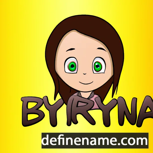 Brynna cartoon