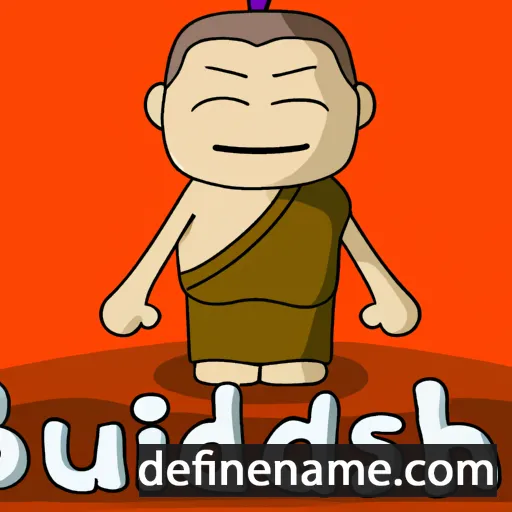 Buddhish cartoon