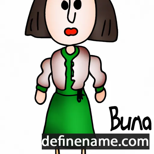 Bujana cartoon