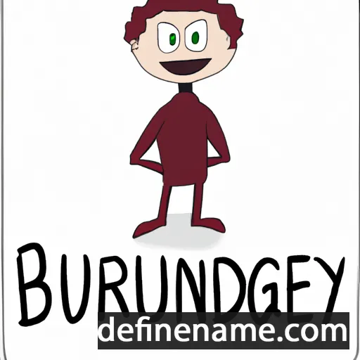 Burgunde cartoon