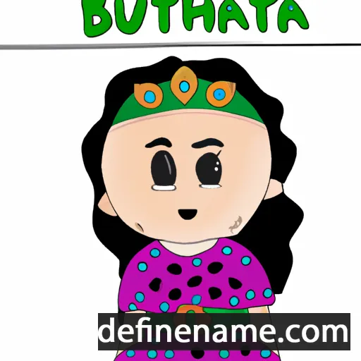 Buthaina cartoon