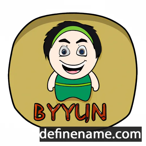 cartoon of the name Buyan