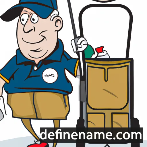 Caddie cartoon