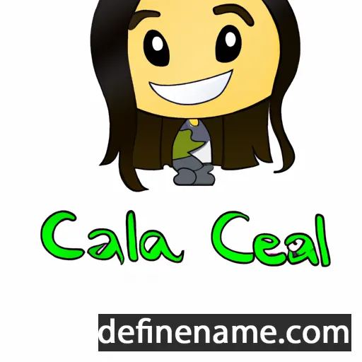 Caleah cartoon