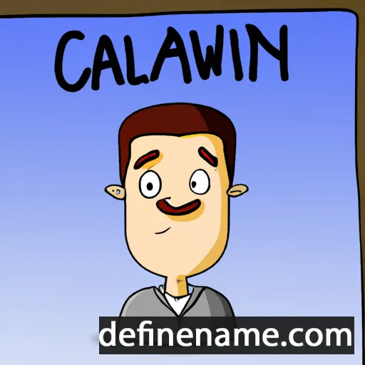 cartoon of the name Calwyn