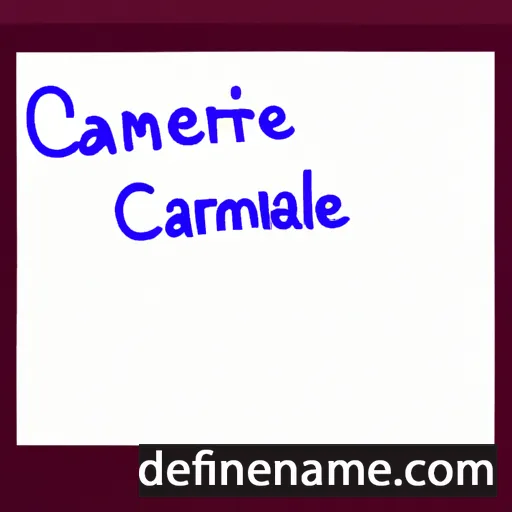 Camrianne cartoon