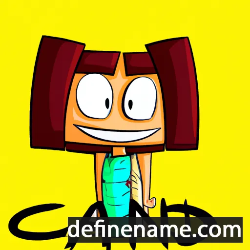 cartoon of the name Candi