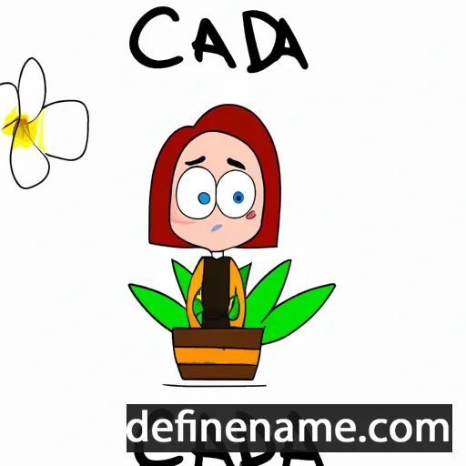 Canna cartoon