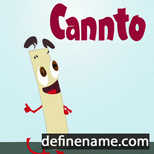 Canuto cartoon